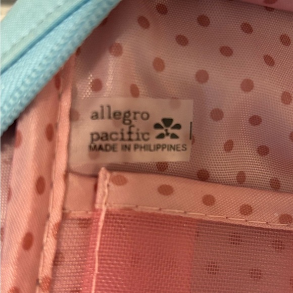 Allegro Pacific Floral Cosmetic Toiletry Travel Bag - 12x9" - Picture 4 of 6